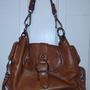 Banana Republic Tan Leather Shoulder Bag